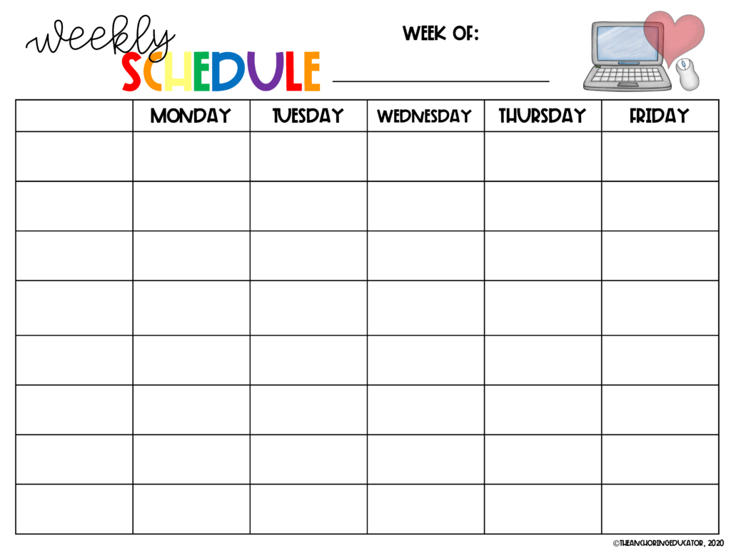 weekly-schedule-templates-distance-learning
